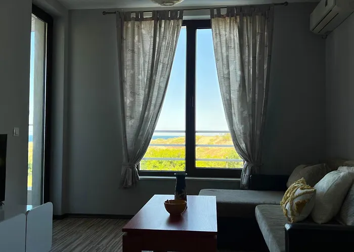 Apartment Stamopolulux директен изглед към морето Primorsko