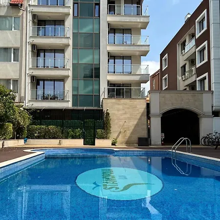 Apartment Stamopolulux директен изглед към морето Primorsko